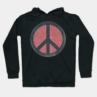 retro peace 60s sign Hoodie